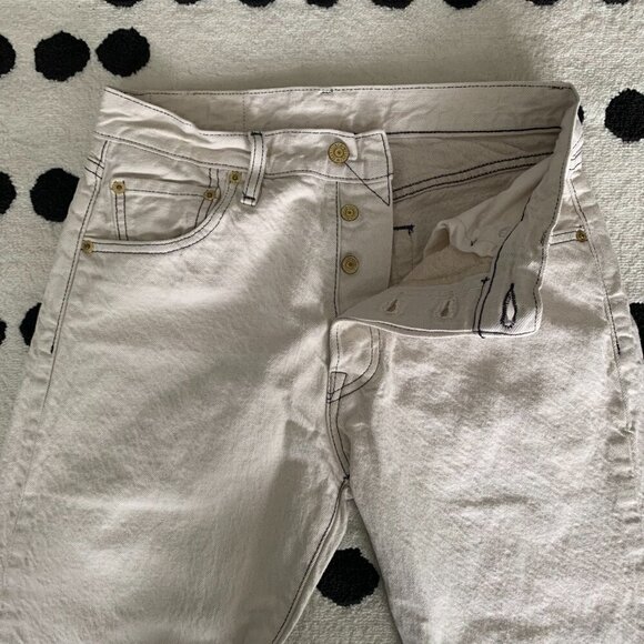 Levi’s X Snoop Dogg Lot 420 Unreleased Purple Haze White Denim Jeans - Picture 3 of 16